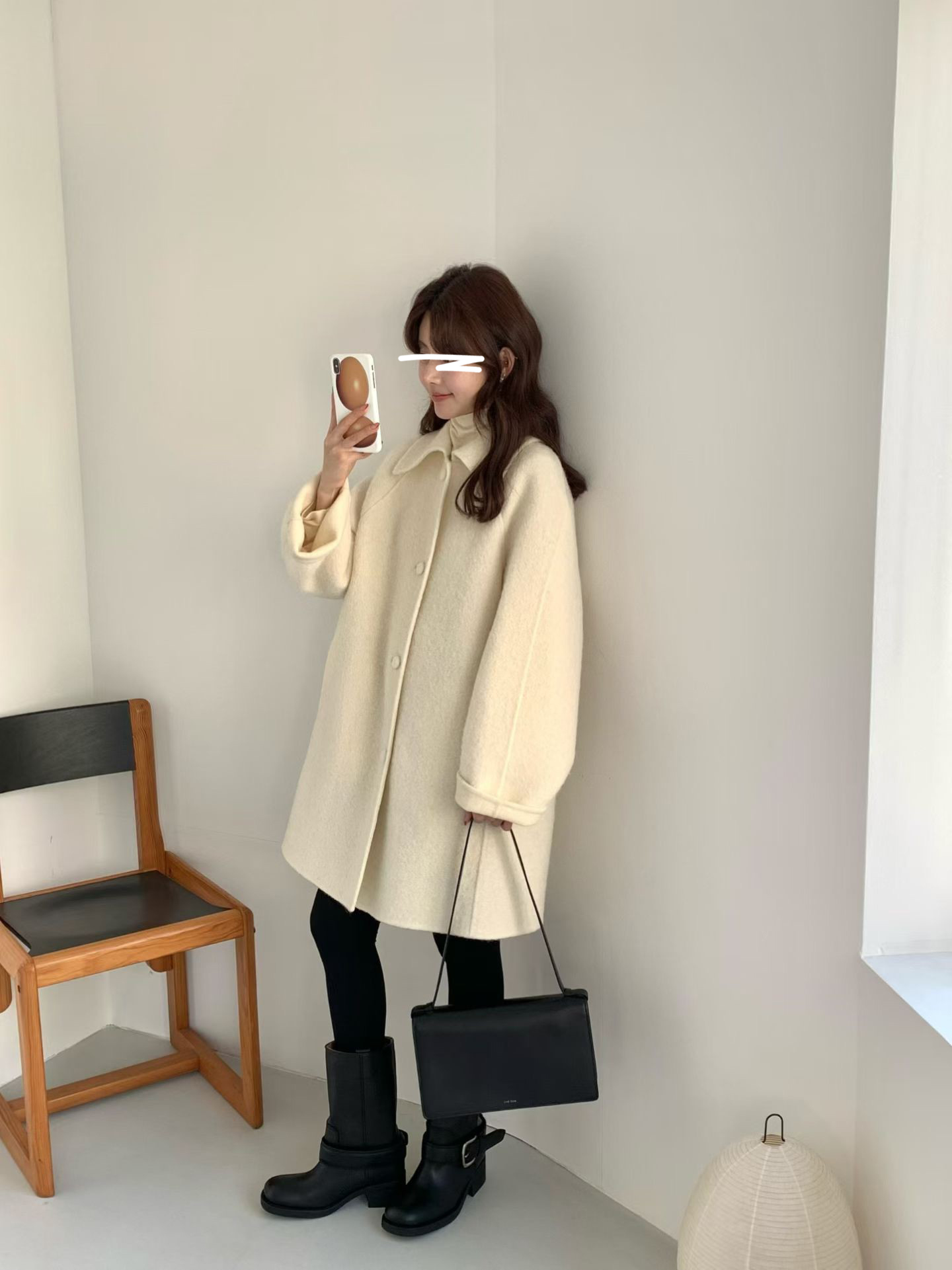 B10.午後約會BABY駝羊毛手工大衣