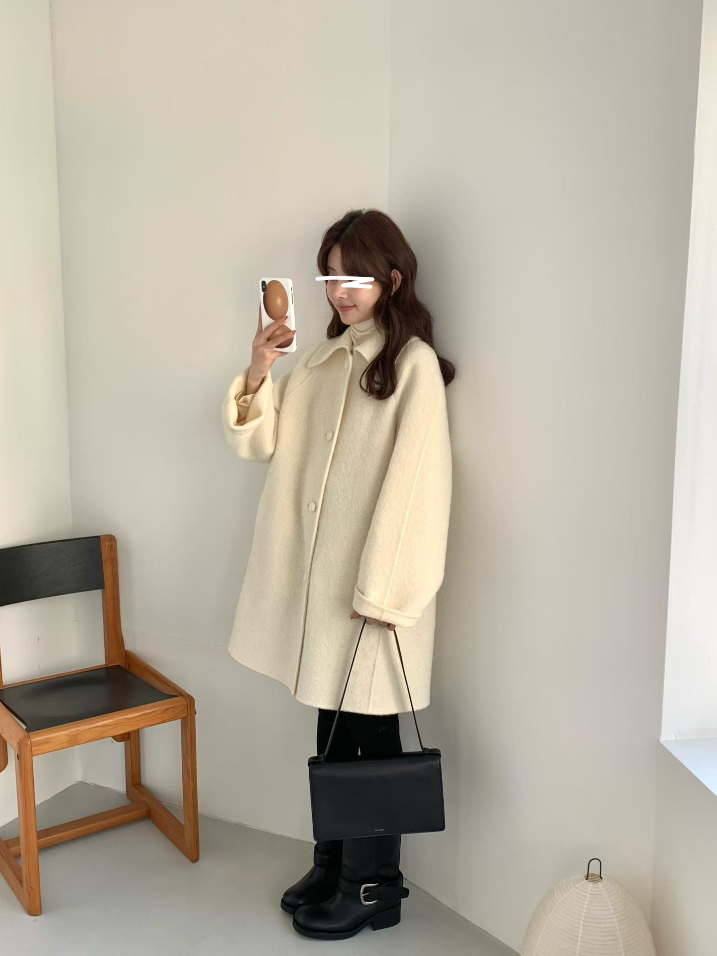 B10.午後約會BABY駝羊毛手工大衣