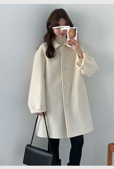 B10.午後約會BABY駝羊毛手工大衣