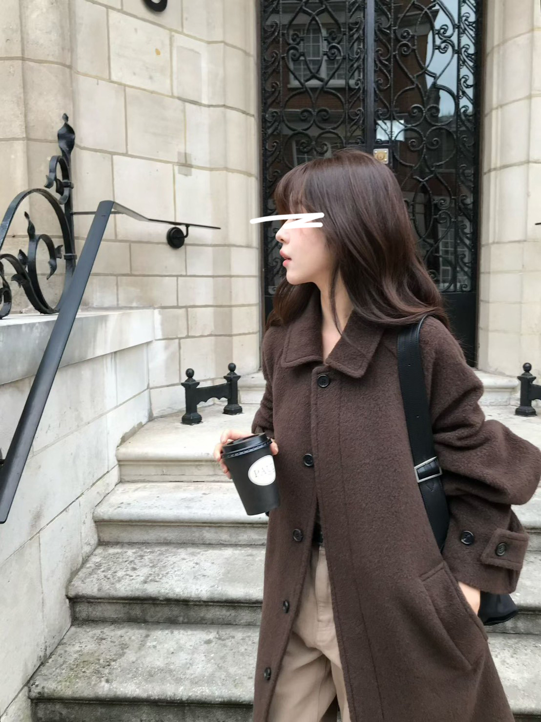 A15.小V家冬日50%BABY駝羊毛手工大衣