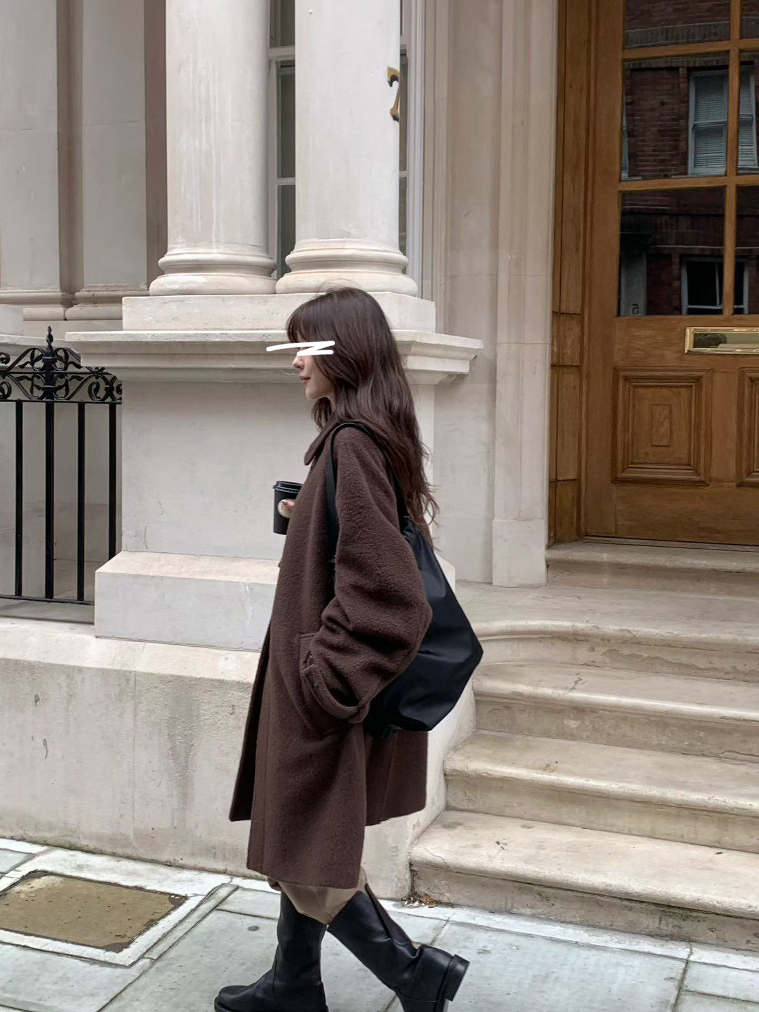 A15.小V家冬日50%BABY駝羊毛手工大衣