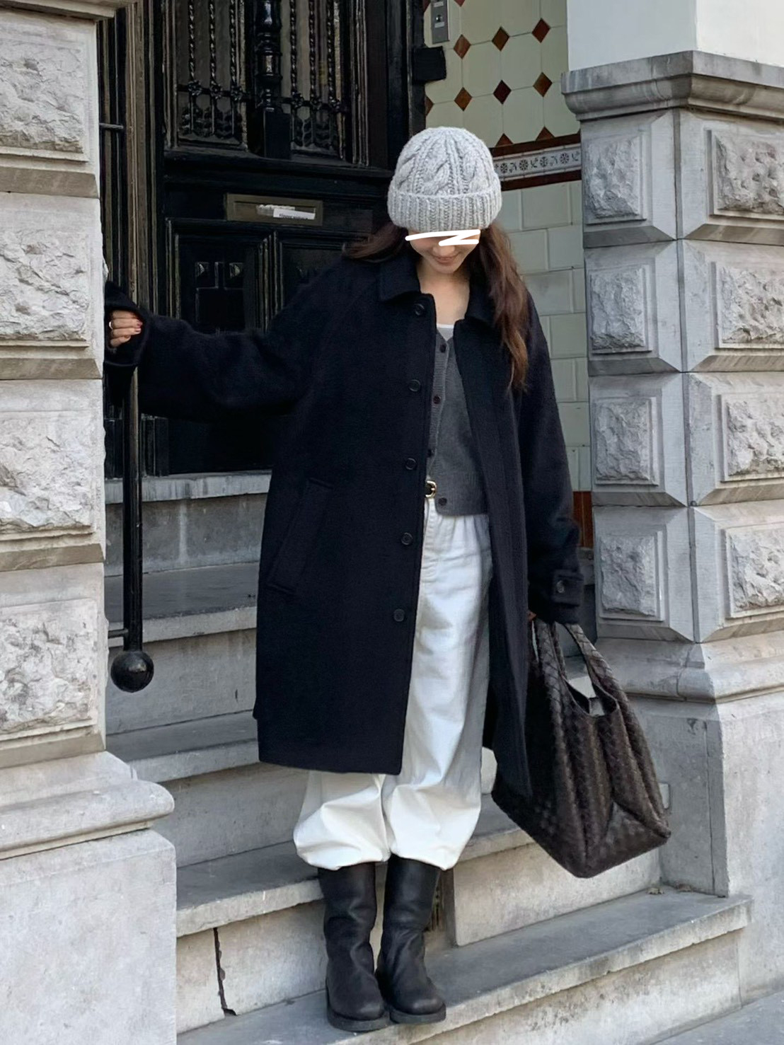 A15.小V家冬日50%BABY駝羊毛手工大衣