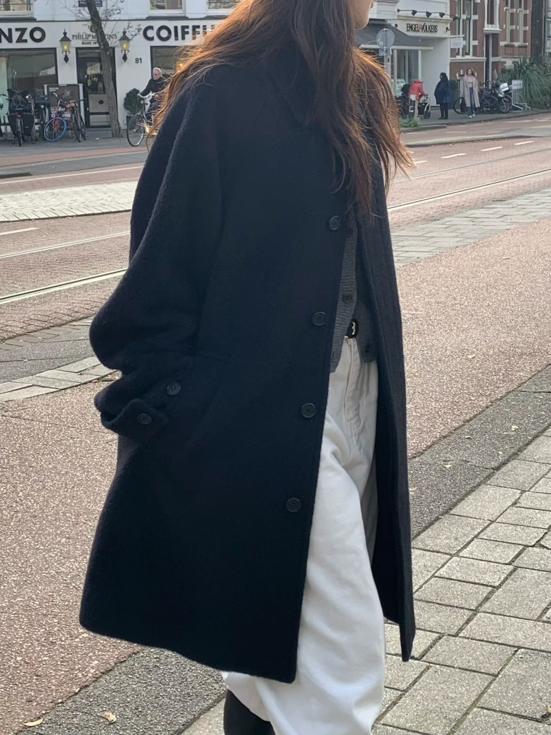 A15.小V家冬日50%BABY駝羊毛手工大衣