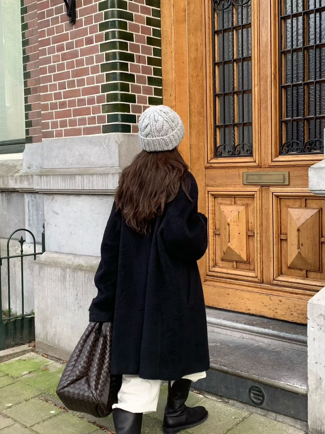 A15.小V家冬日50%BABY駝羊毛手工大衣