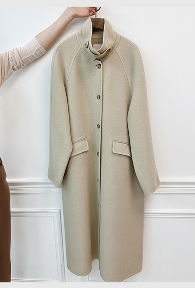 可立領兩穿時髦必備長大衣