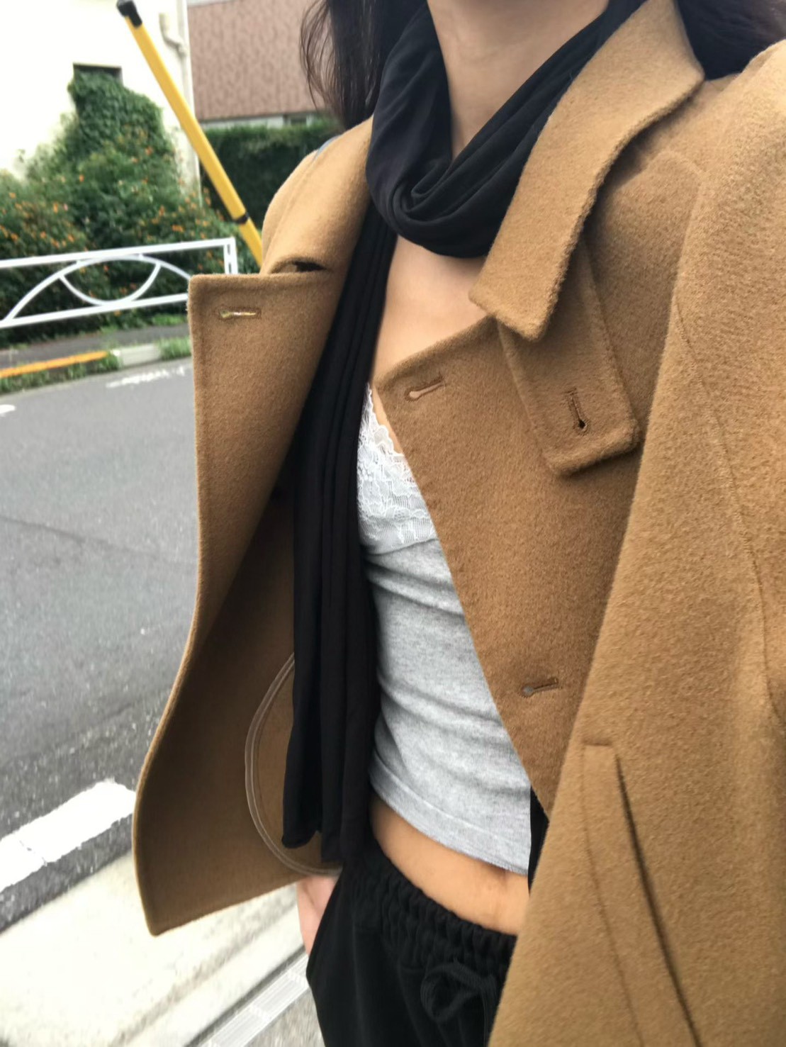 A11.小V家時髦女孩手工短大衣