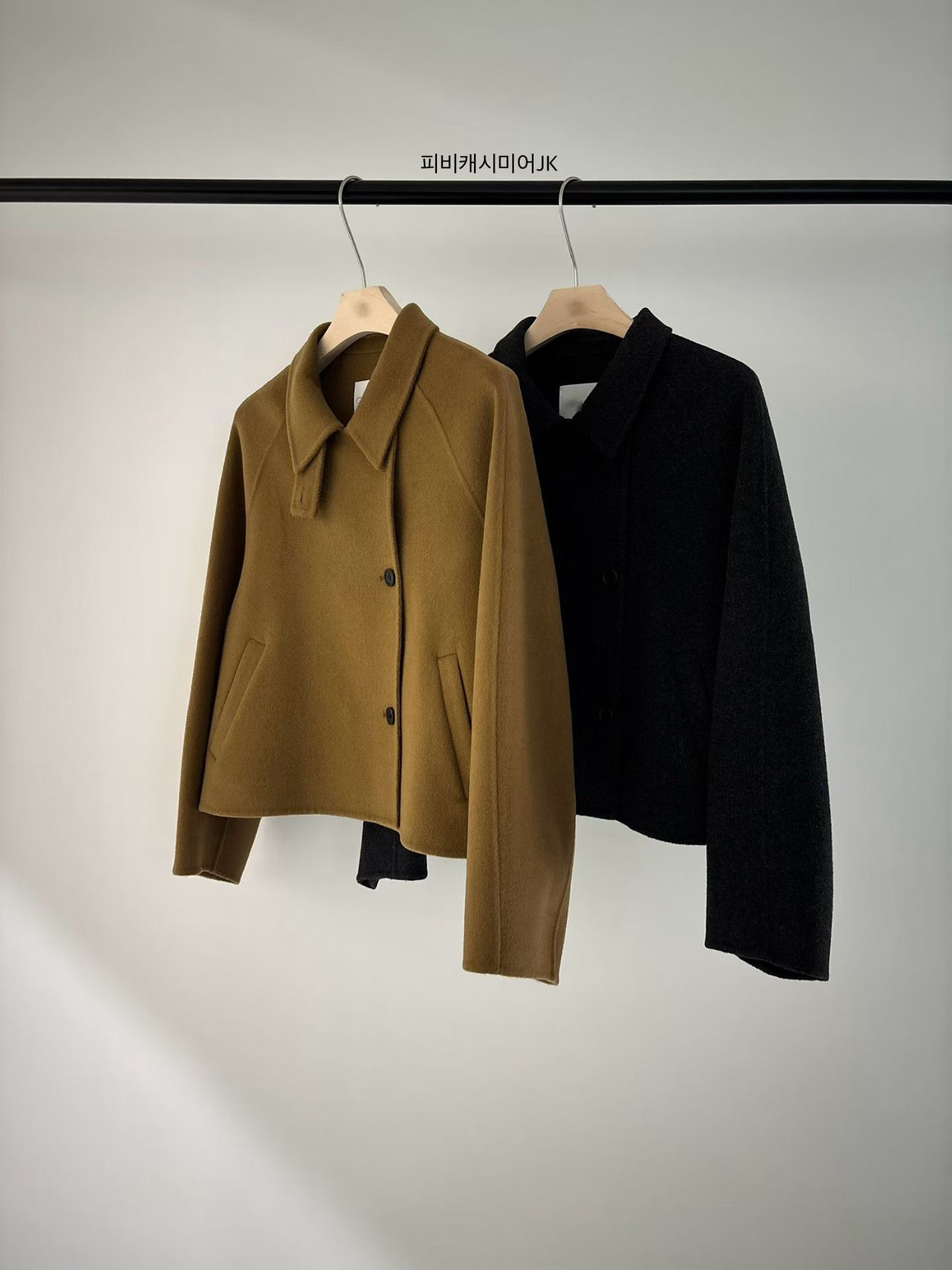 A11.小V家時髦女孩手工短大衣