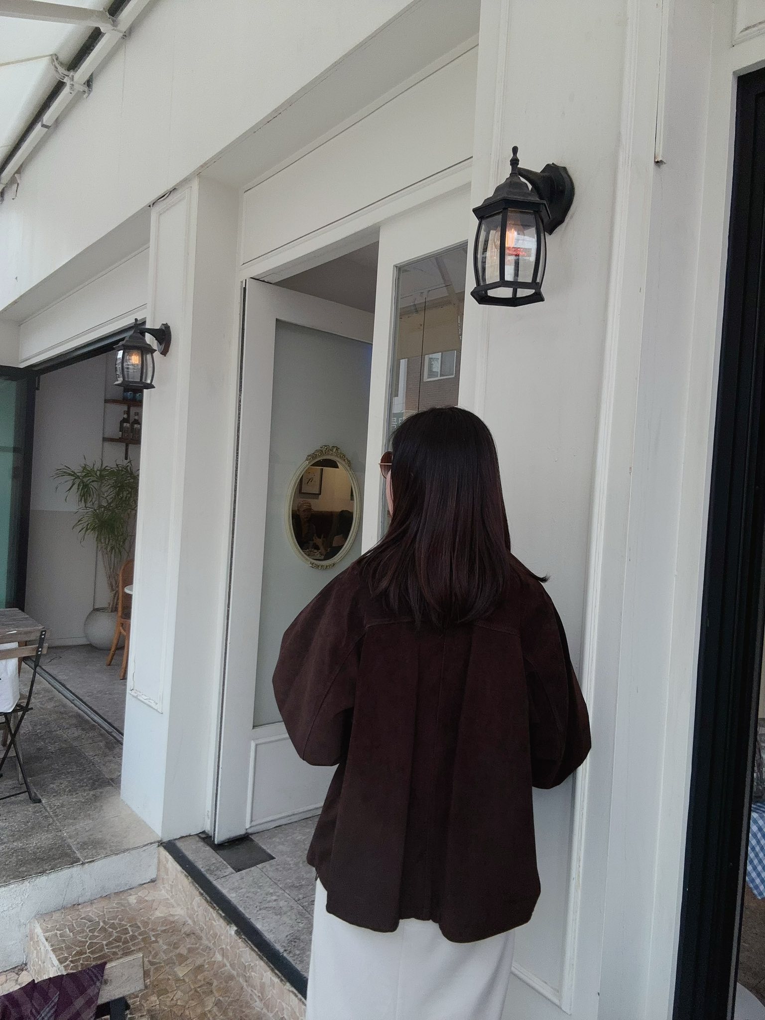 B31.大V家復古女孩麂皮外套