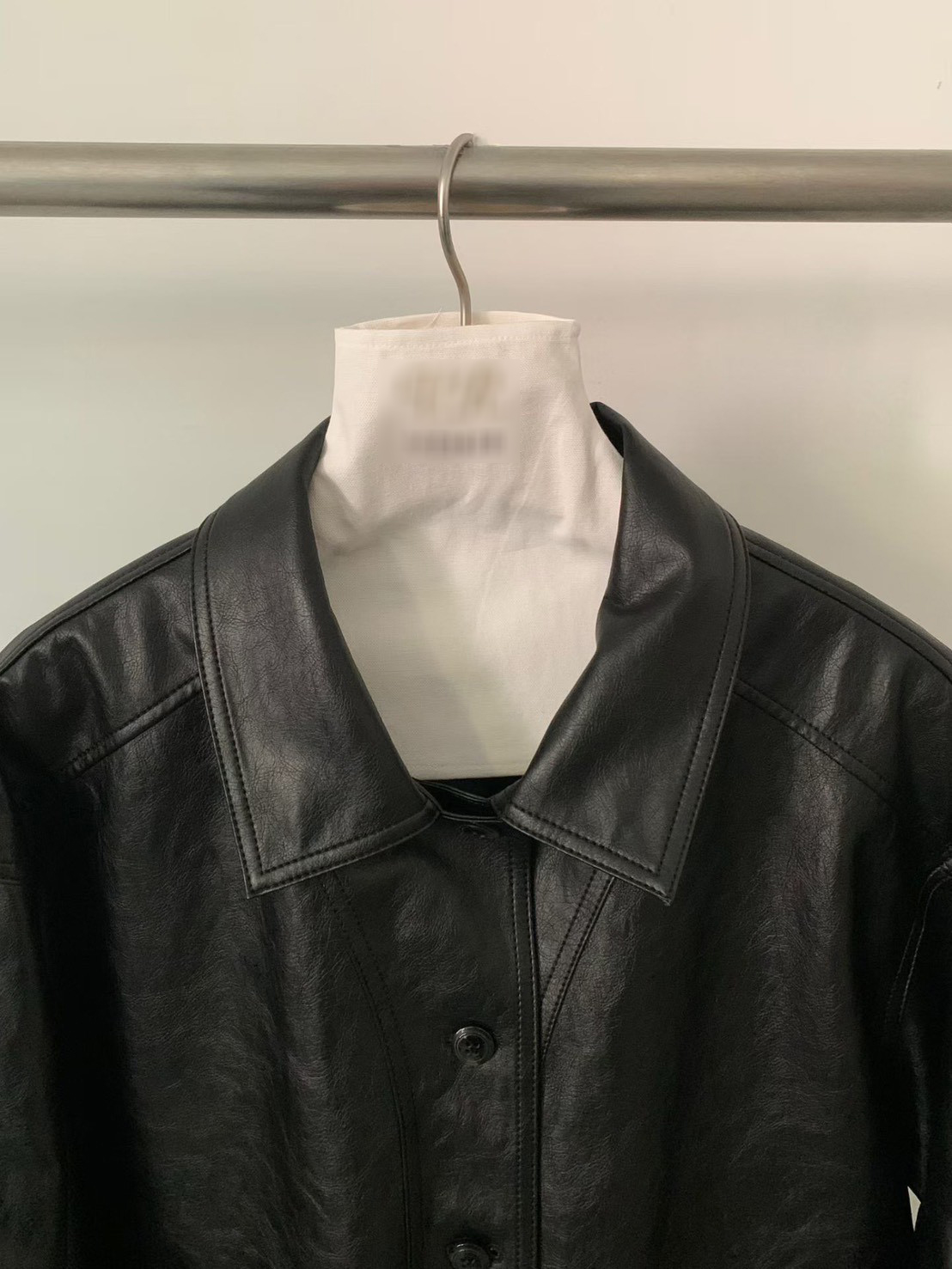 B72.敲碗許願春日PU皮衣外套