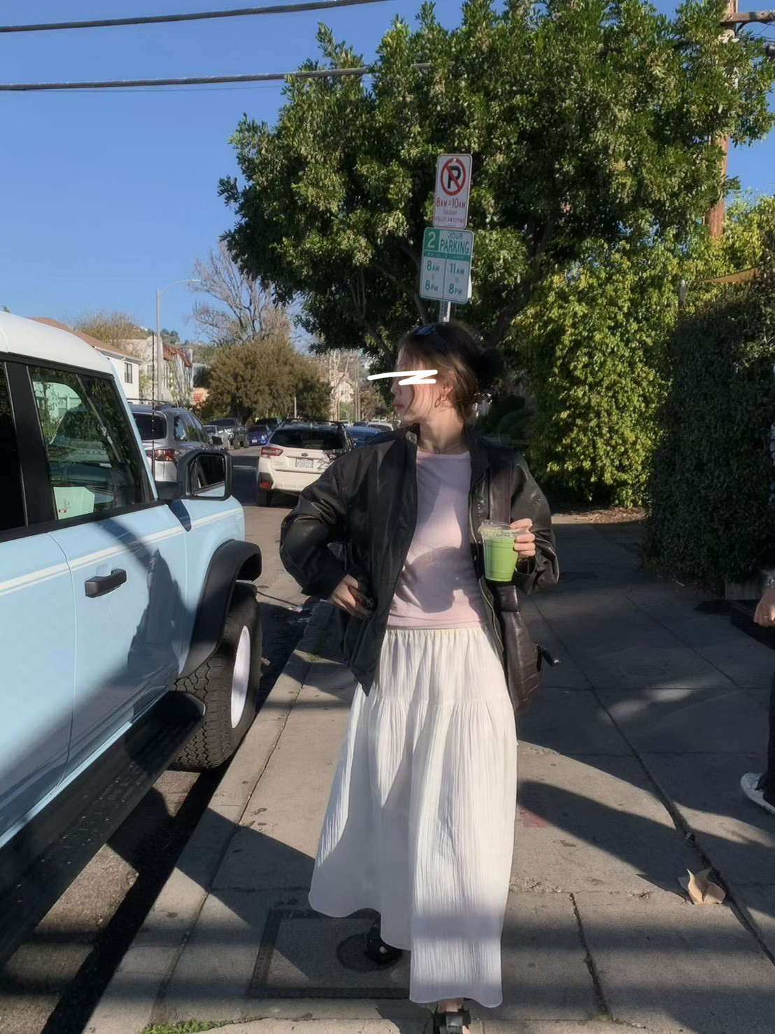 A66.率性落肩皮衣外套