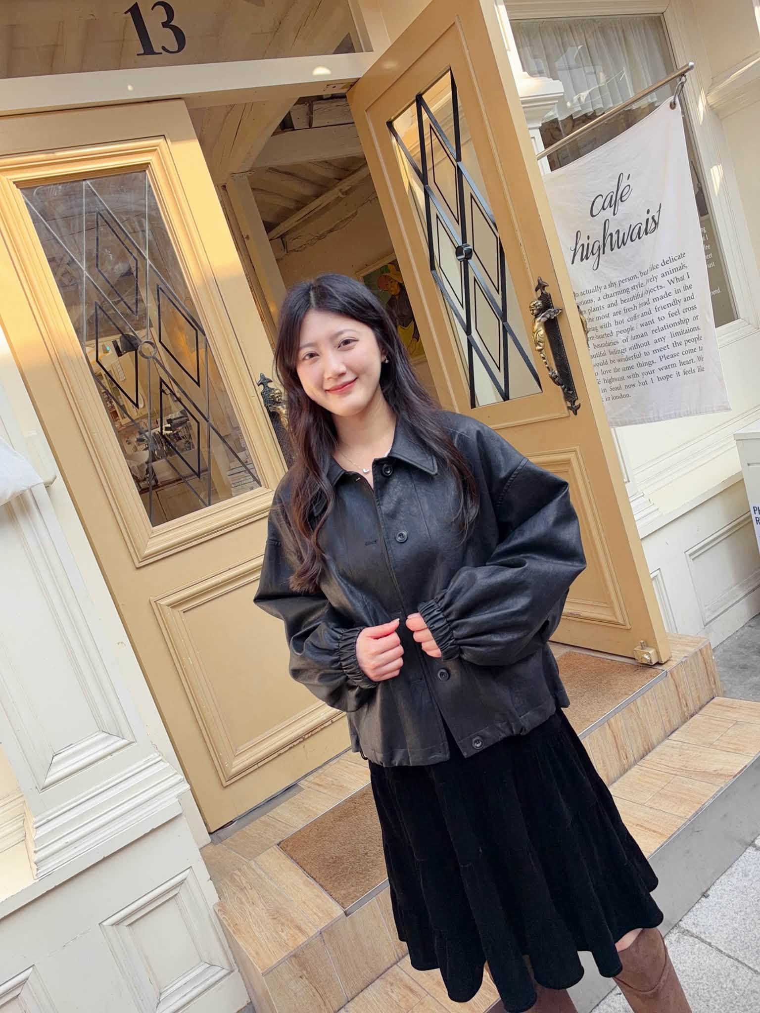B42.日系時髦LOOK皮衣外套