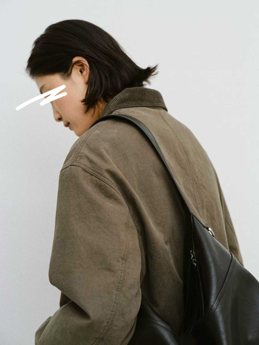 纖瘦家燈芯絨領休閒工裝外套