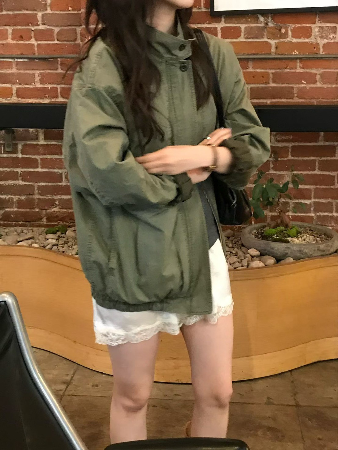 A96.小V家率性口袋工裝外套
