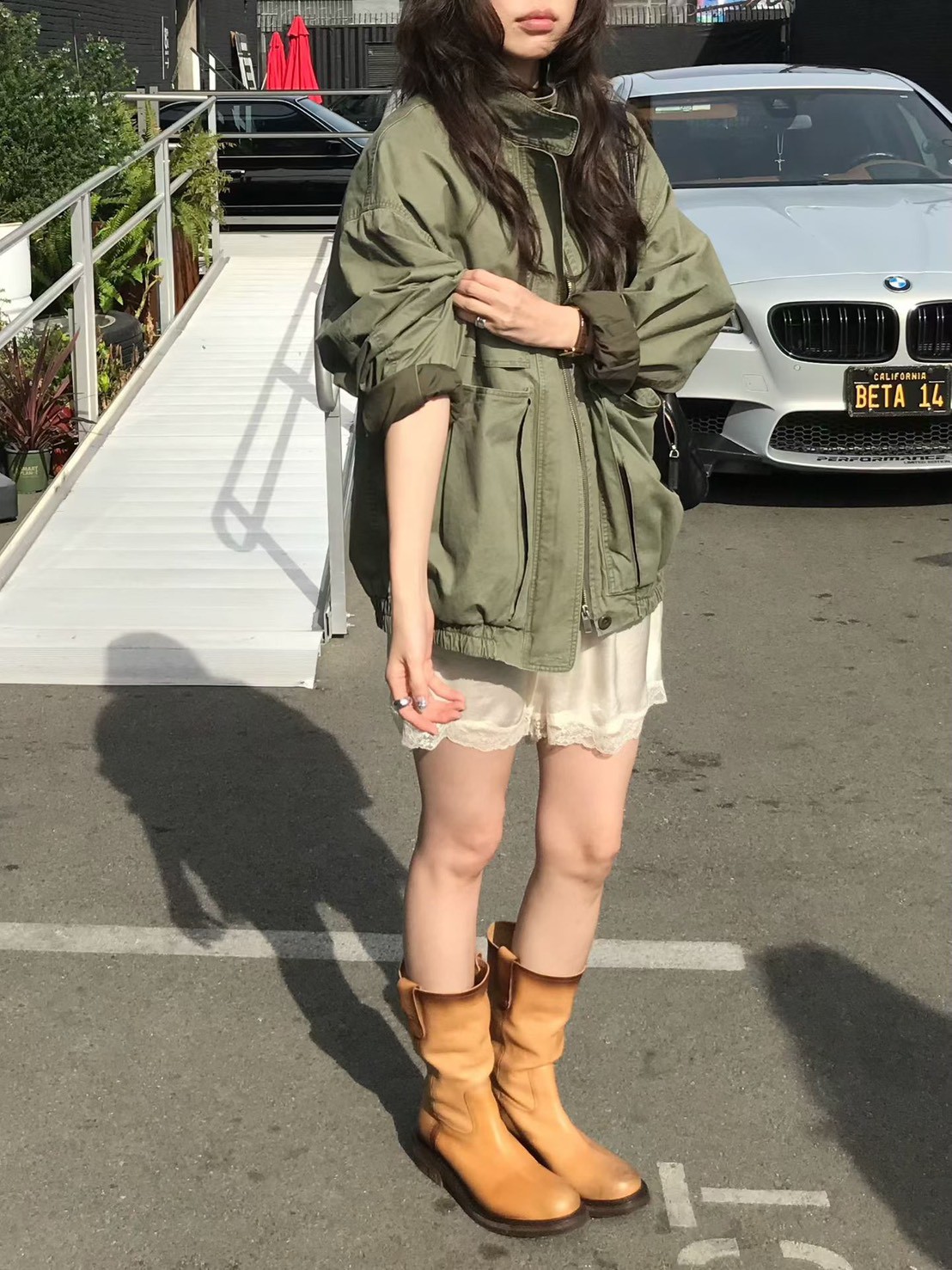 A96.小V家率性口袋工裝外套