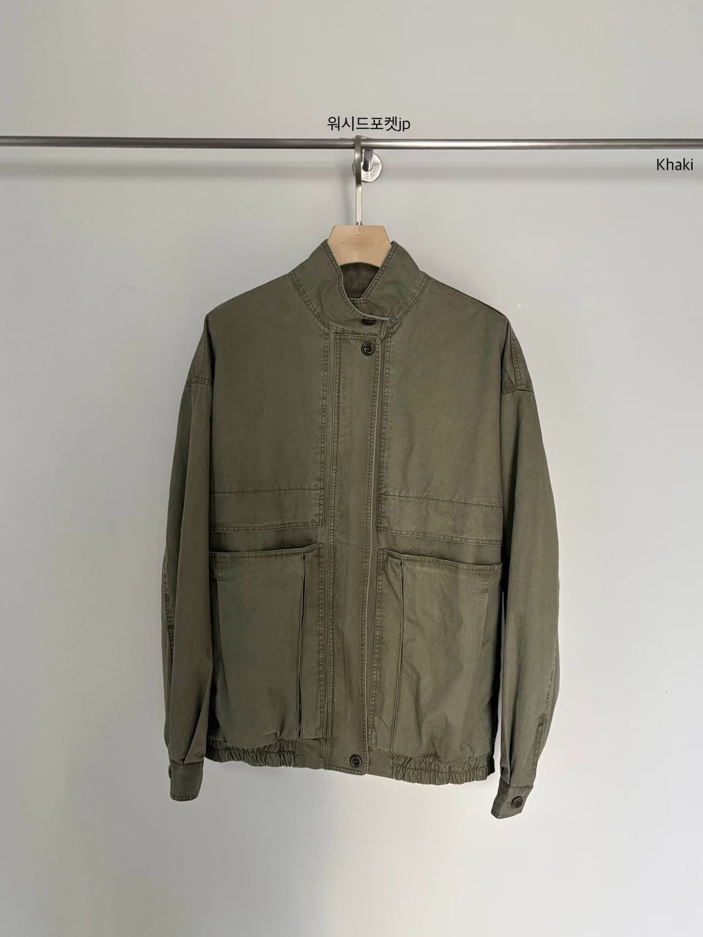 A96.小V家率性口袋工裝外套