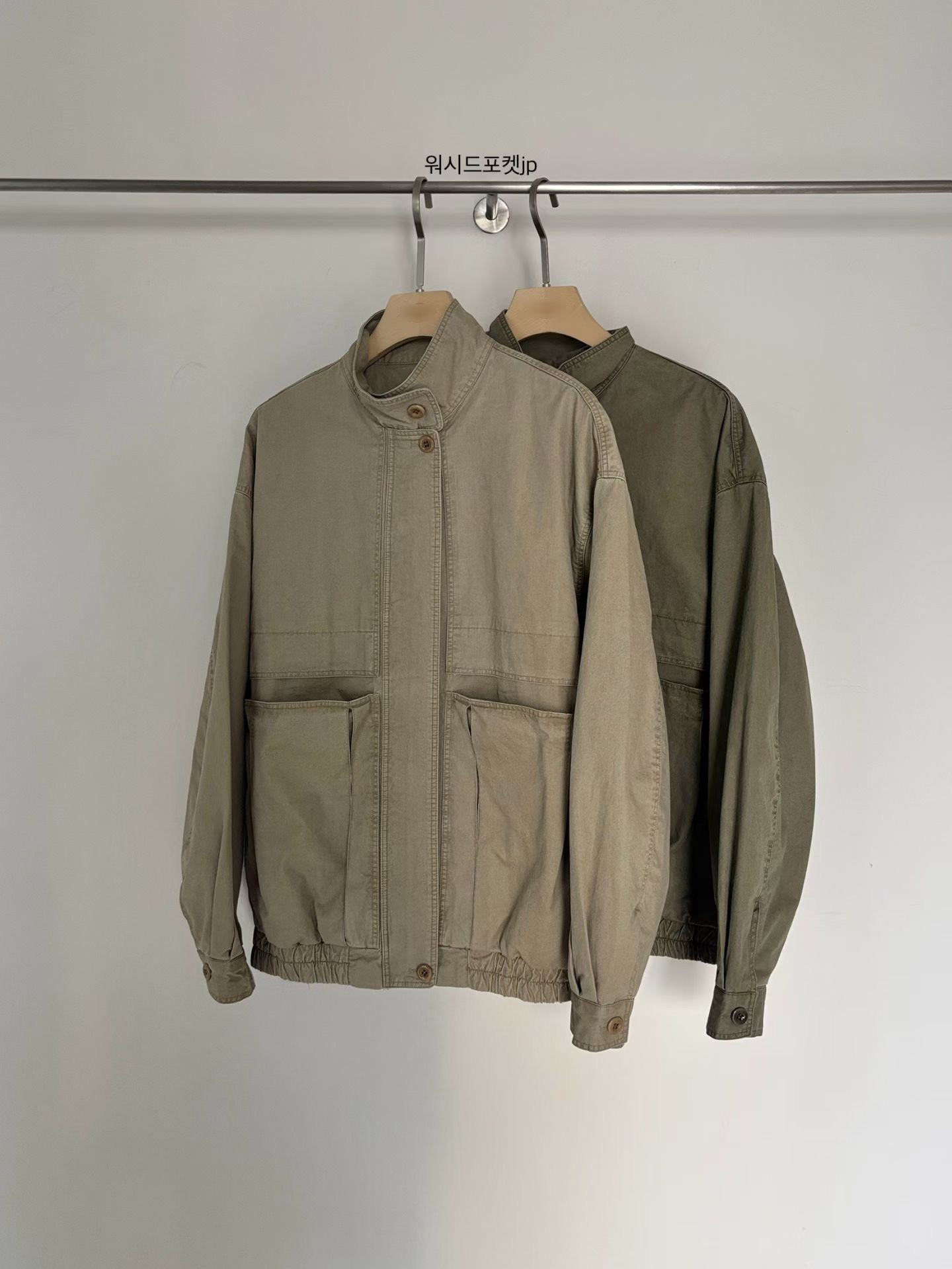 A96.小V家率性口袋工裝外套