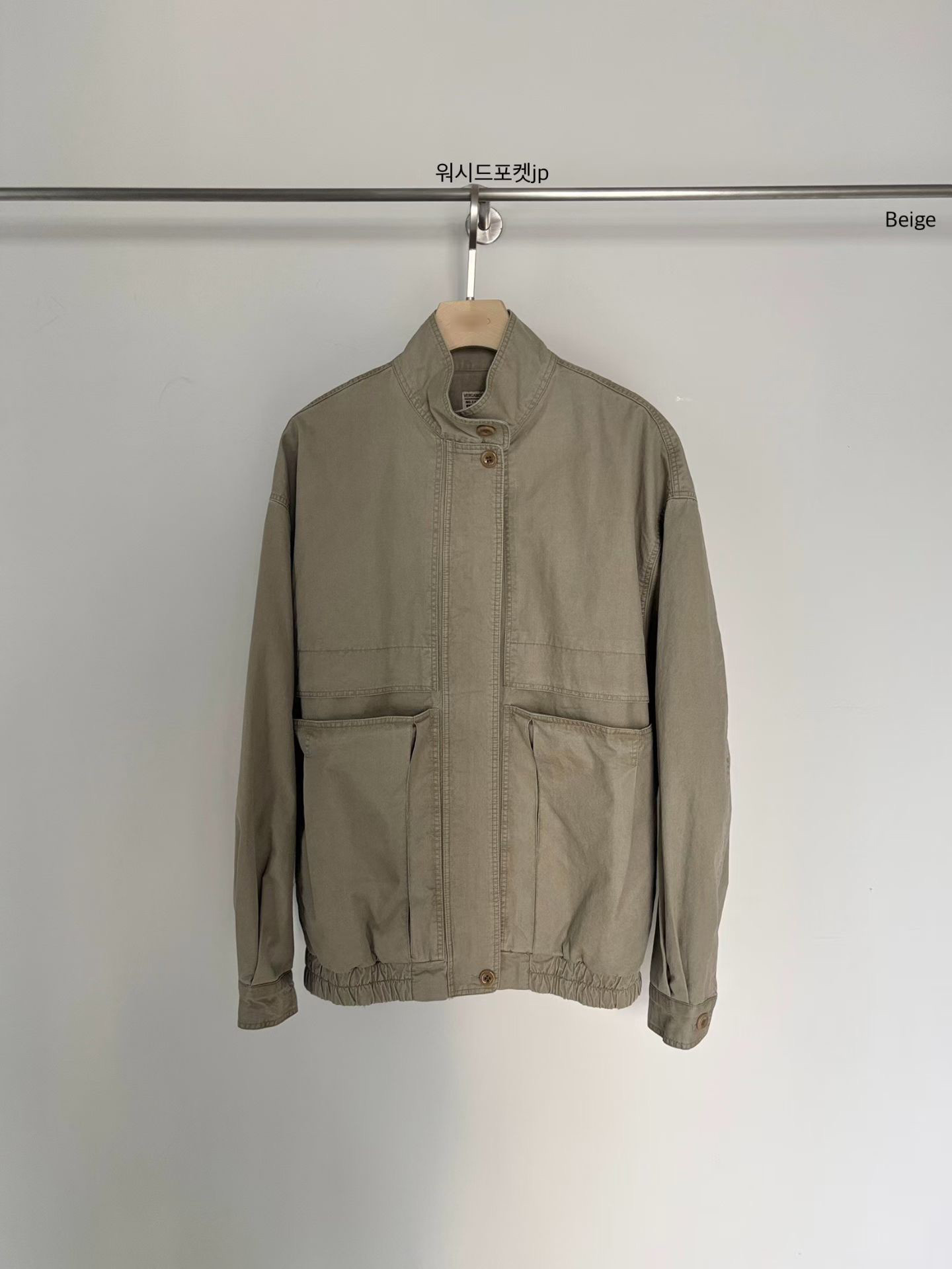 A96.小V家率性口袋工裝外套