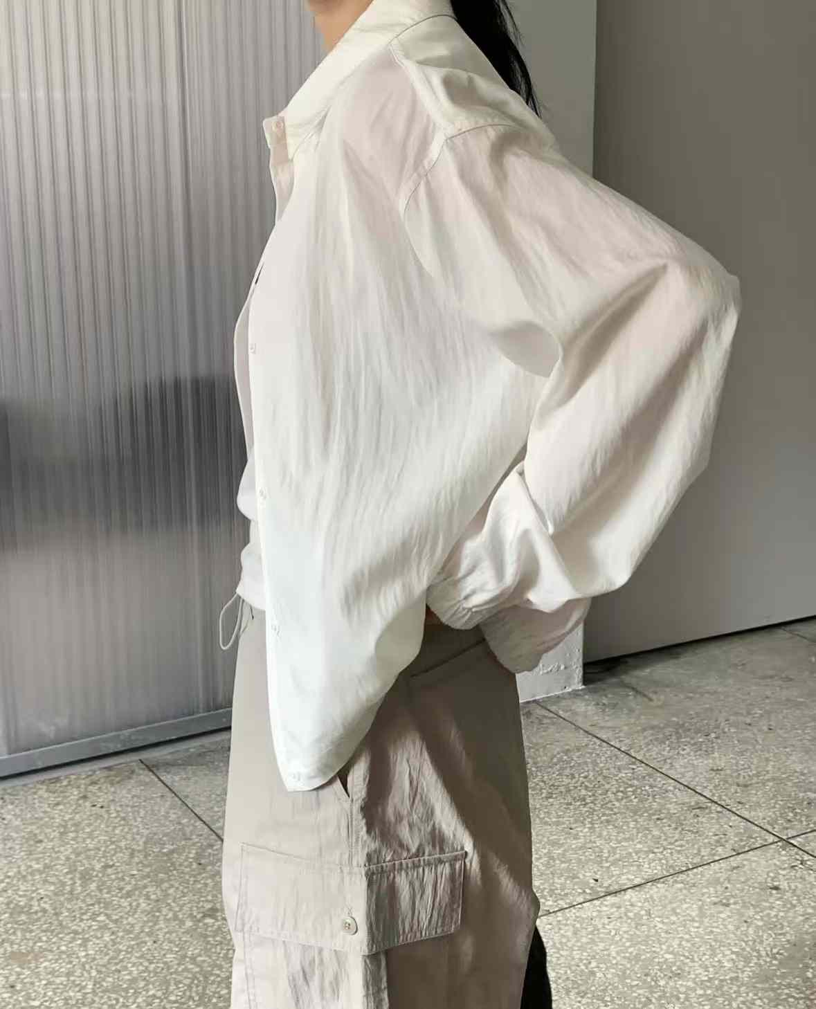 A137.率性女孩顯瘦輕薄翻領外套