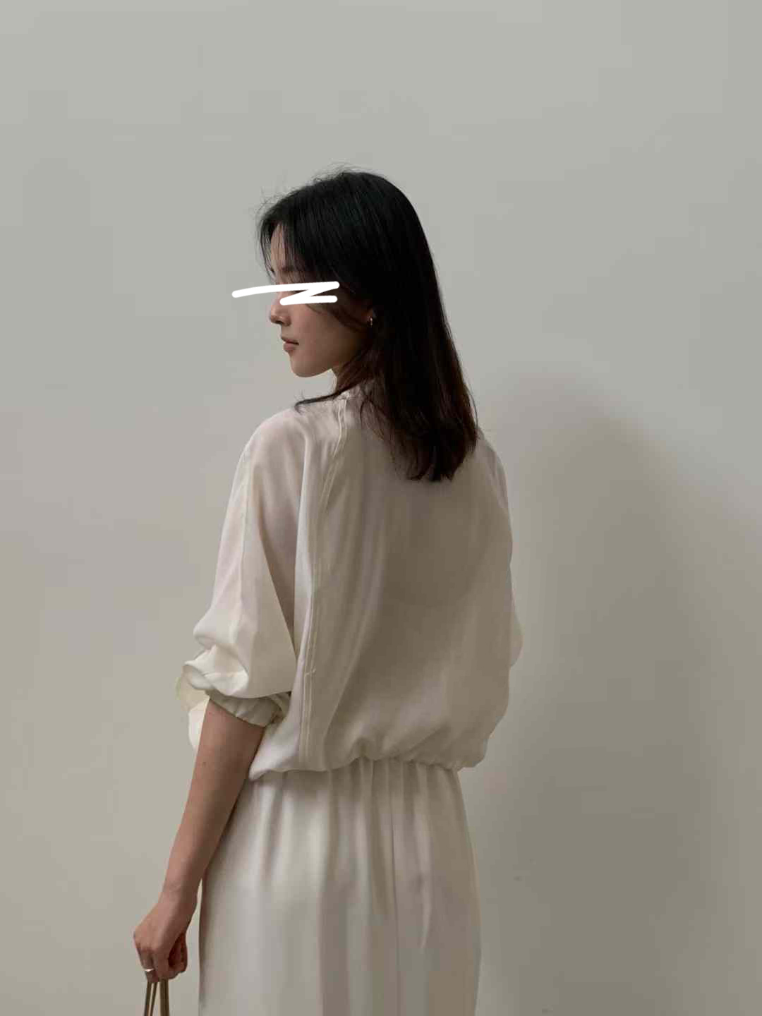 A95.質感家拉鍊圓領天絲外套