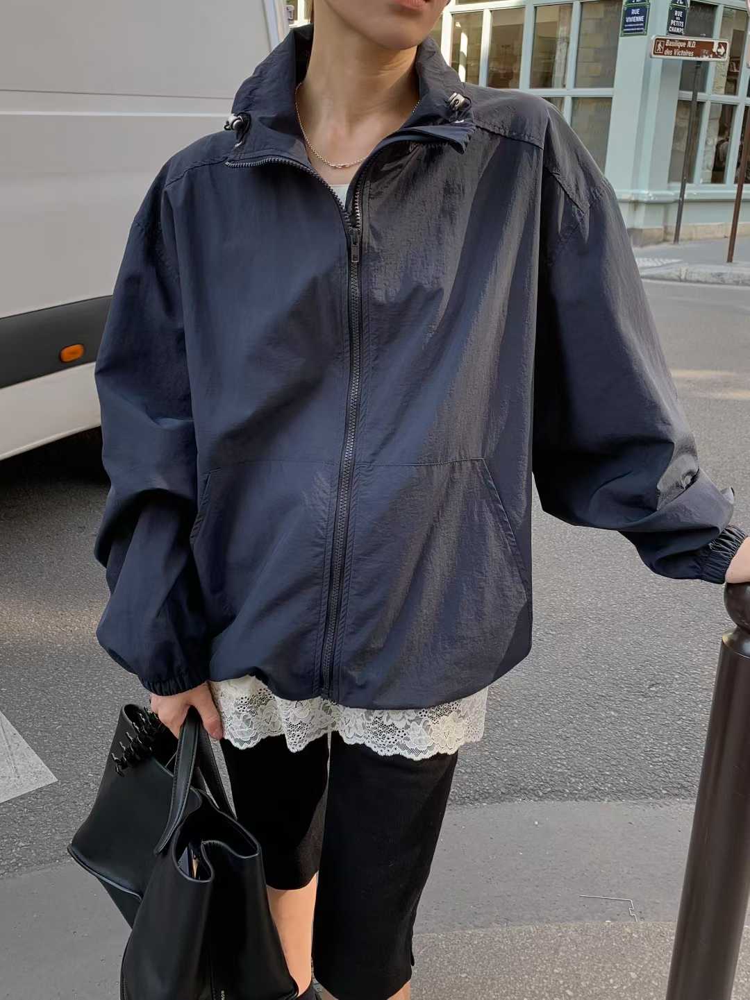 A80.清爽家休閒防風尼龍外套