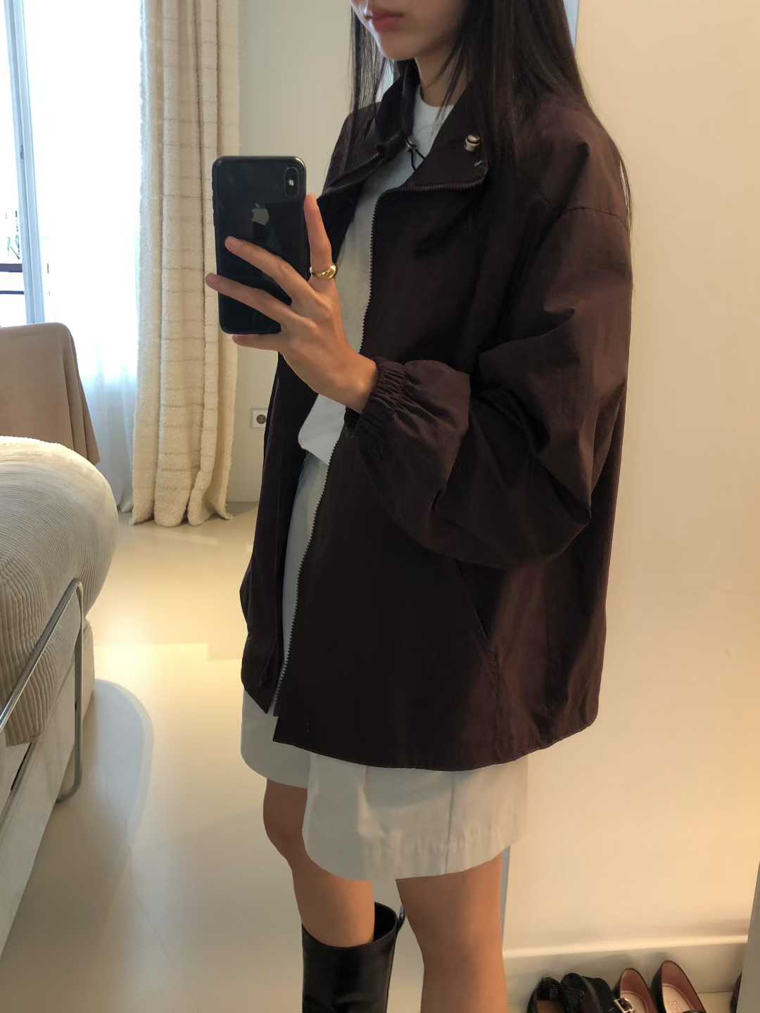 A80.清爽家休閒防風尼龍外套