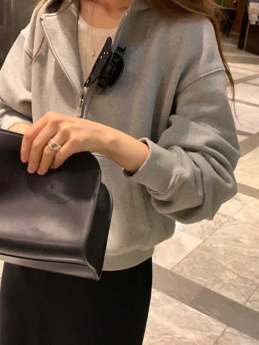 A22.顏值家袋鼠口袋連帽外套