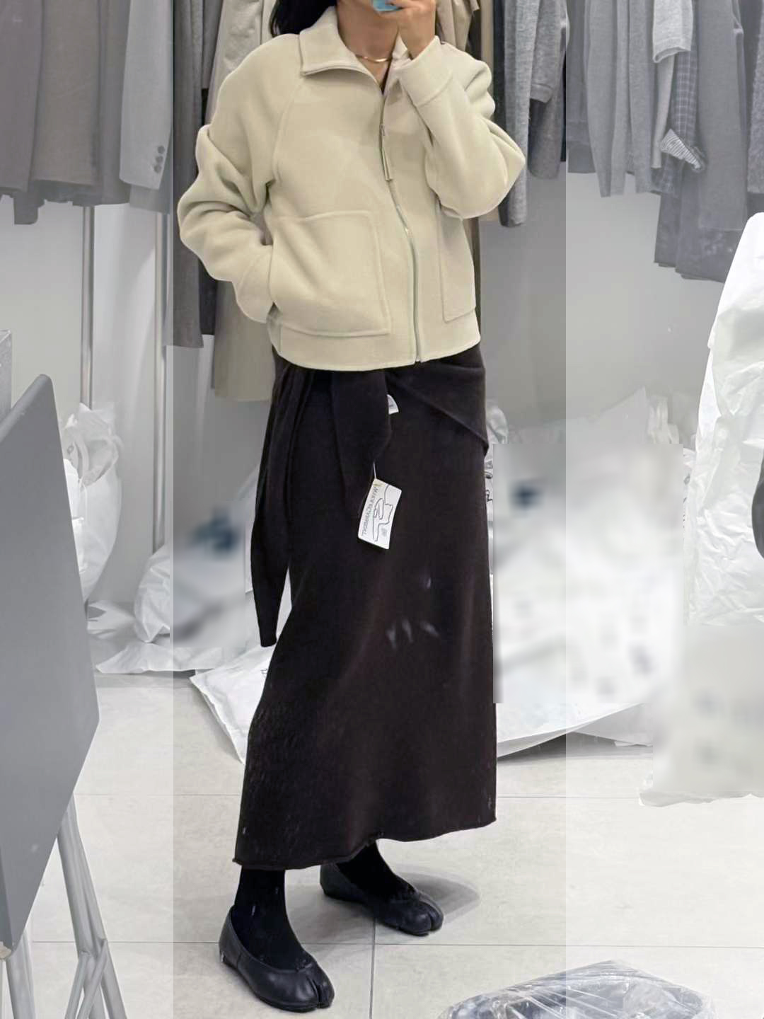 質感家立領拉鍊手工外套