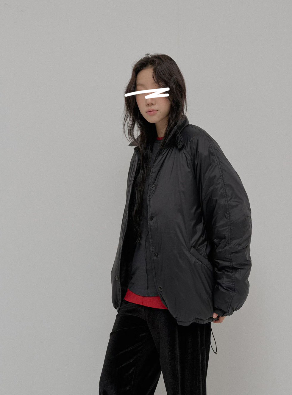 B92.帥氣領造型防風外套