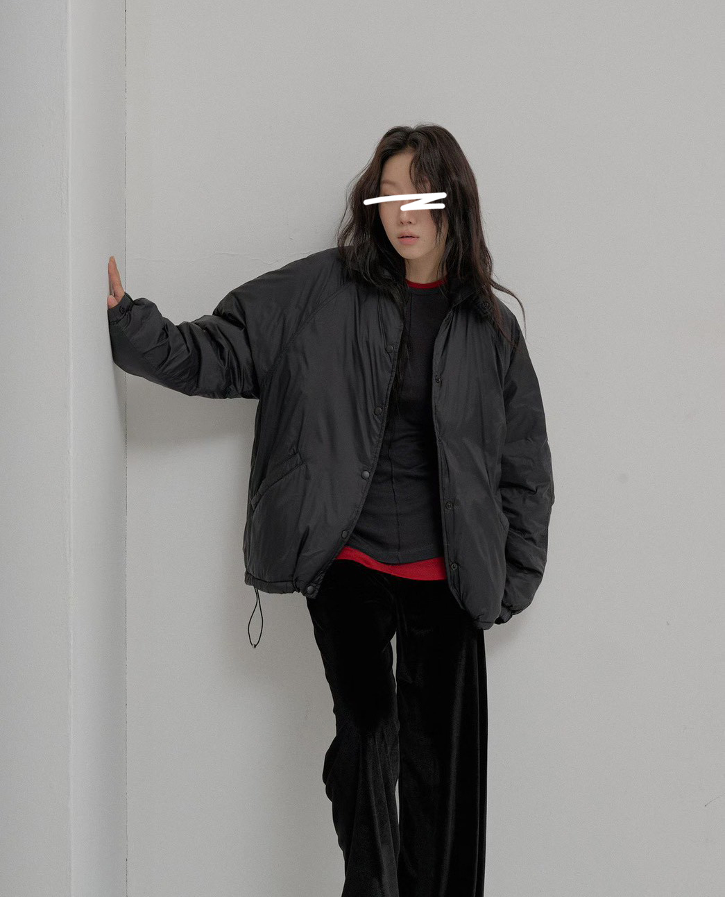 B92.帥氣領造型防風外套