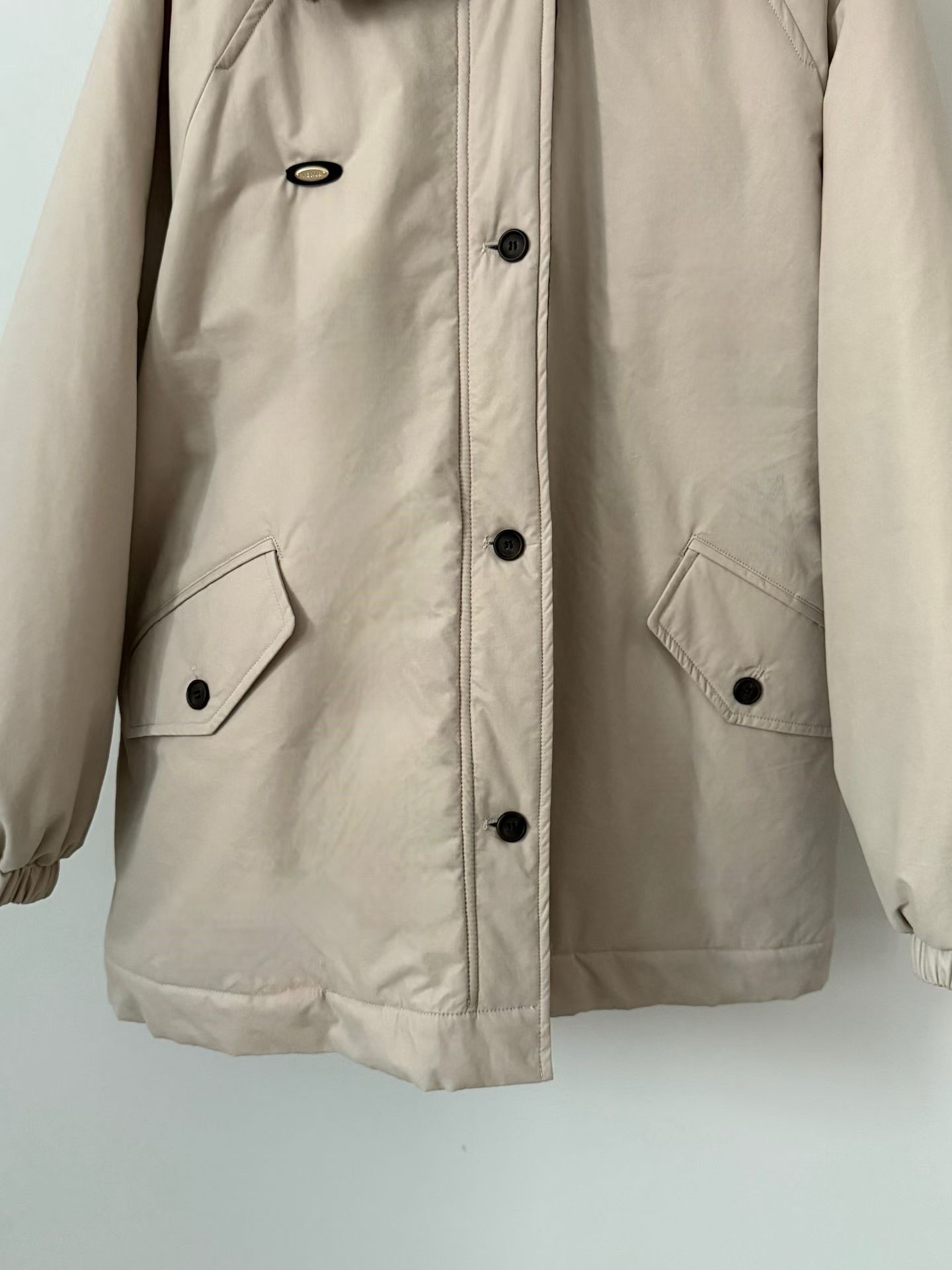 A74.日系女孩QQ毛領鋪棉外套