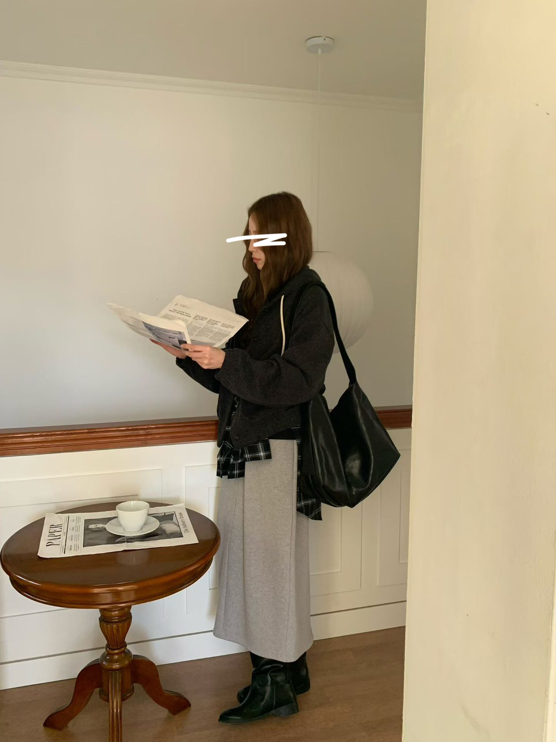 A75.輕鬆可愛連帽拉繩外套