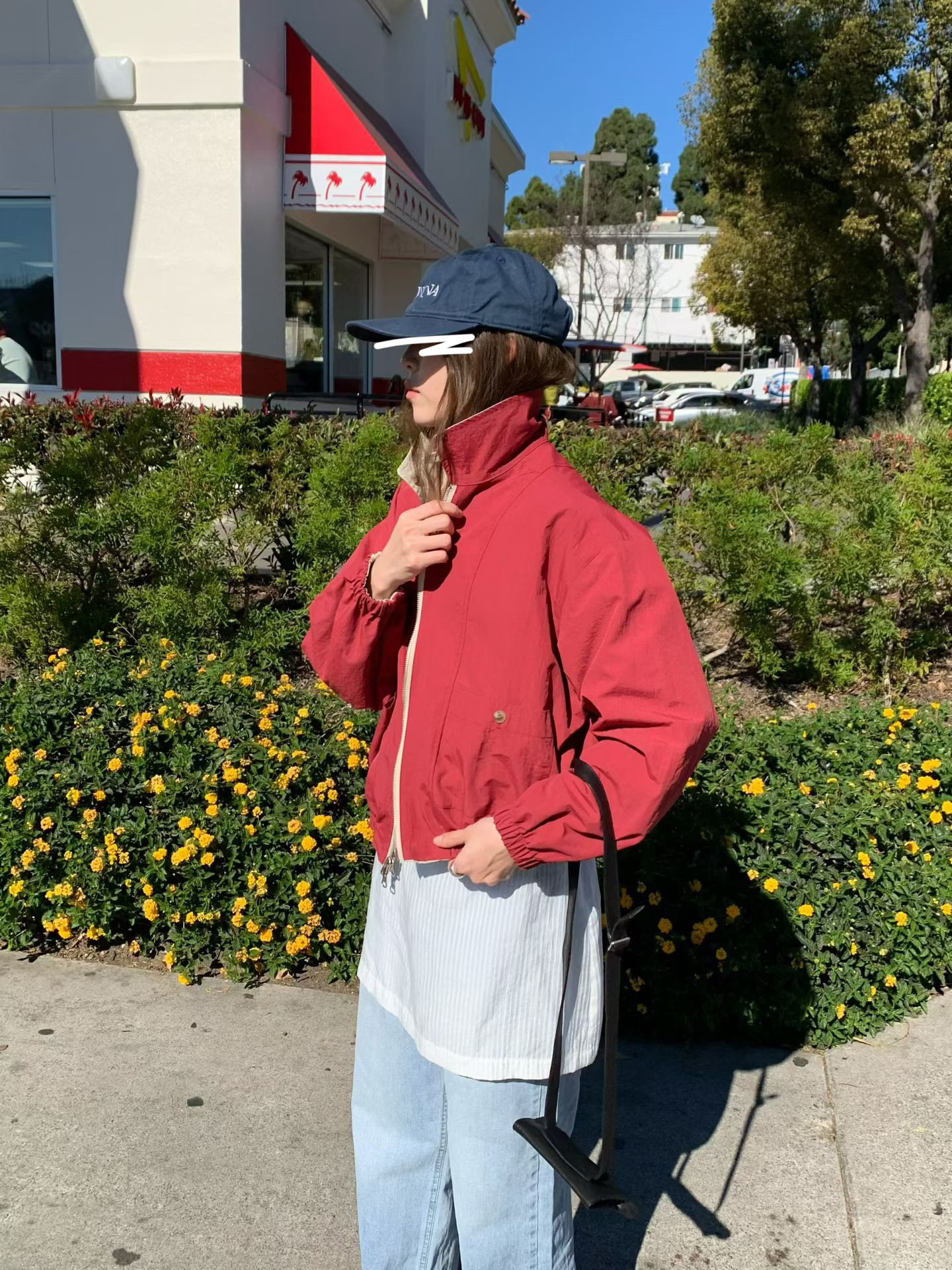 B71.雙面穿馬卡龍夾心拉鍊外套