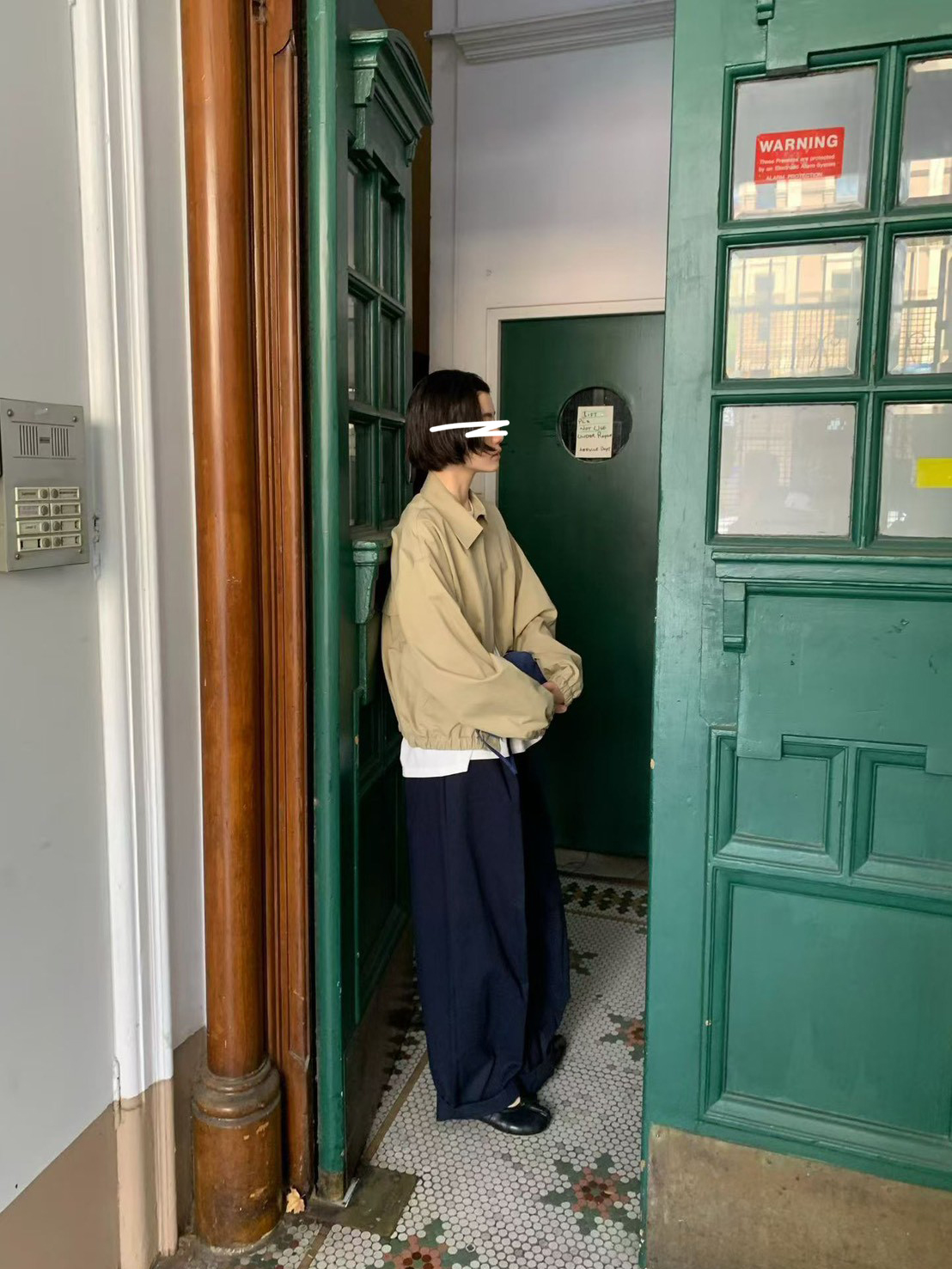 A48.JP家亮彩拉鍊短夾克