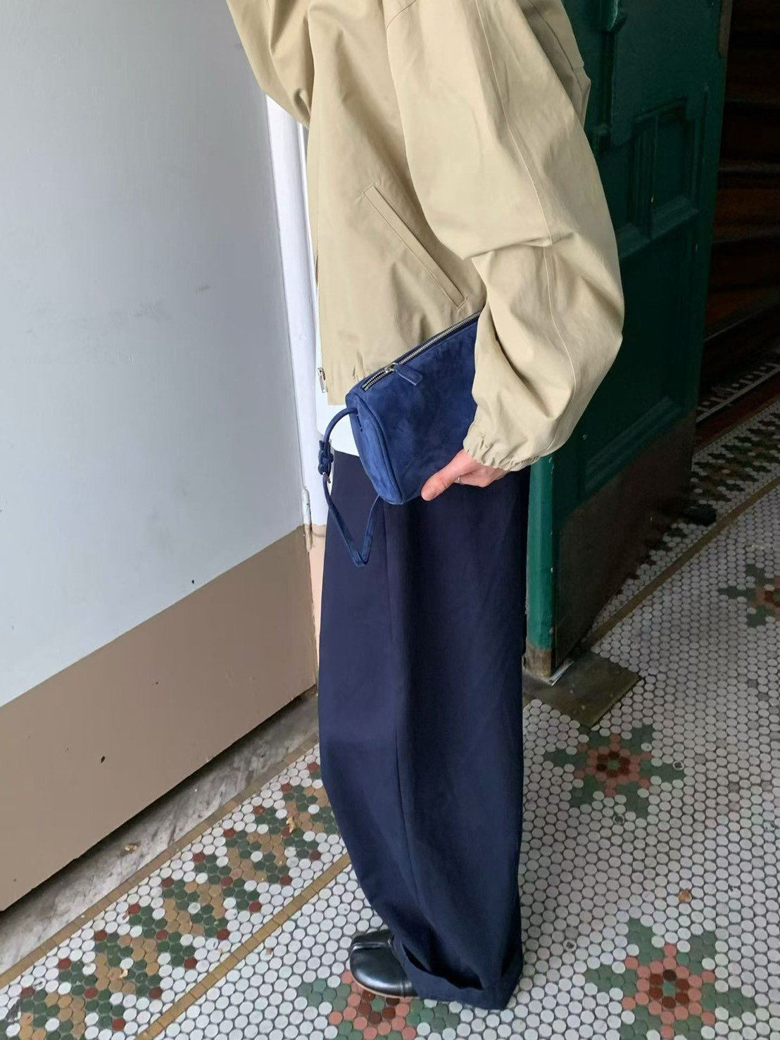 A48.JP家亮彩拉鍊短夾克