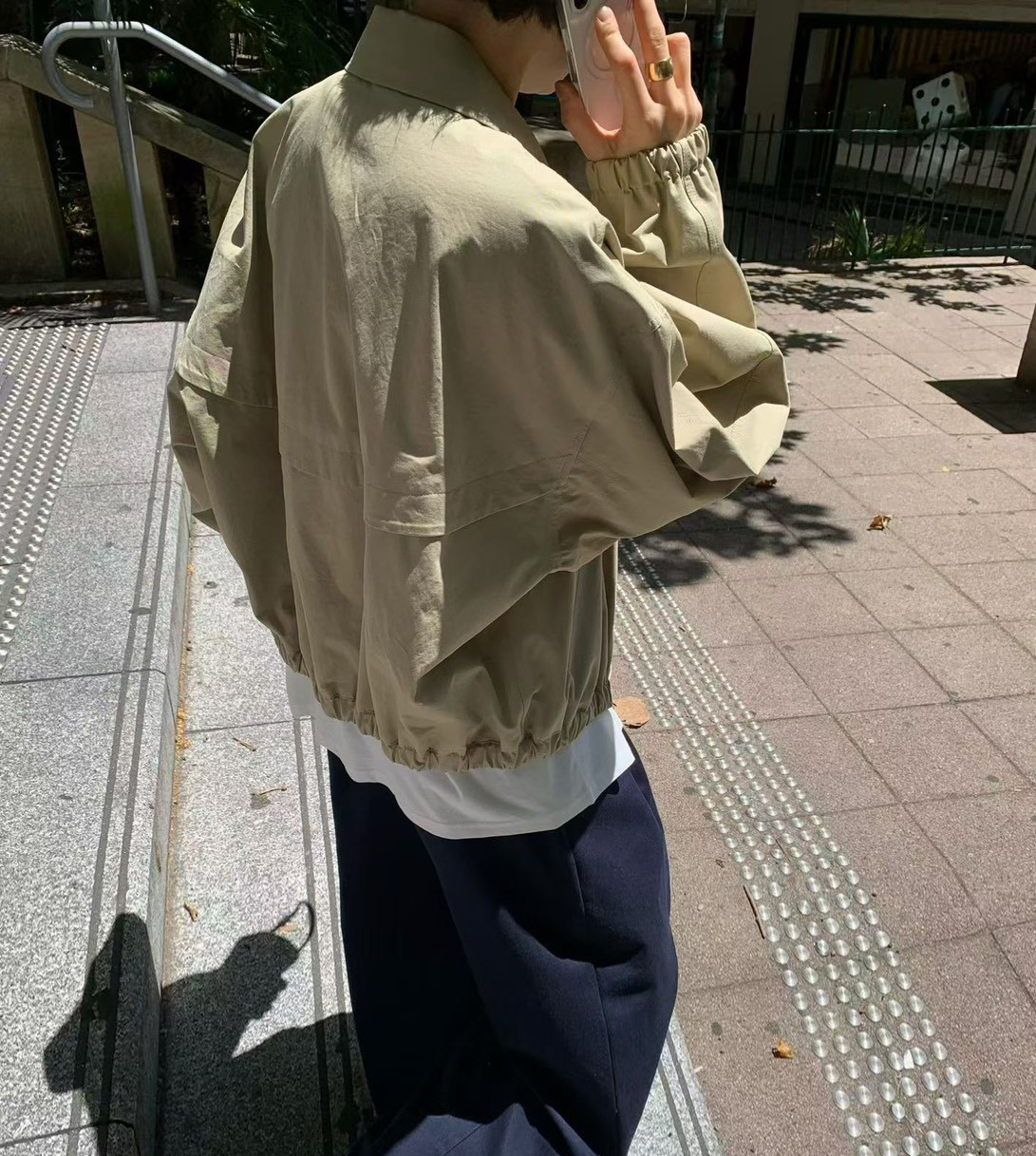 A48.JP家亮彩拉鍊短夾克