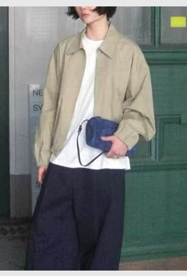 A48.JP家亮彩拉鍊短夾克