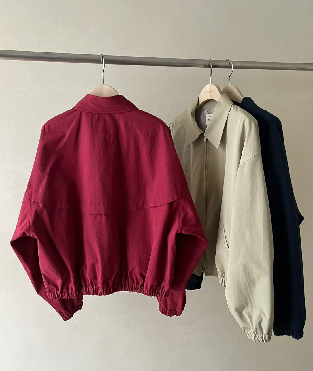 A48.JP家亮彩拉鍊短夾克