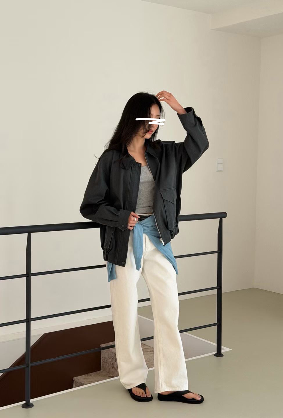 A75.瘦瘦歐膩巴恩風春日外套