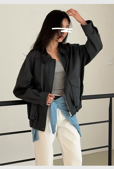 A75.瘦瘦歐膩巴恩風春日外套