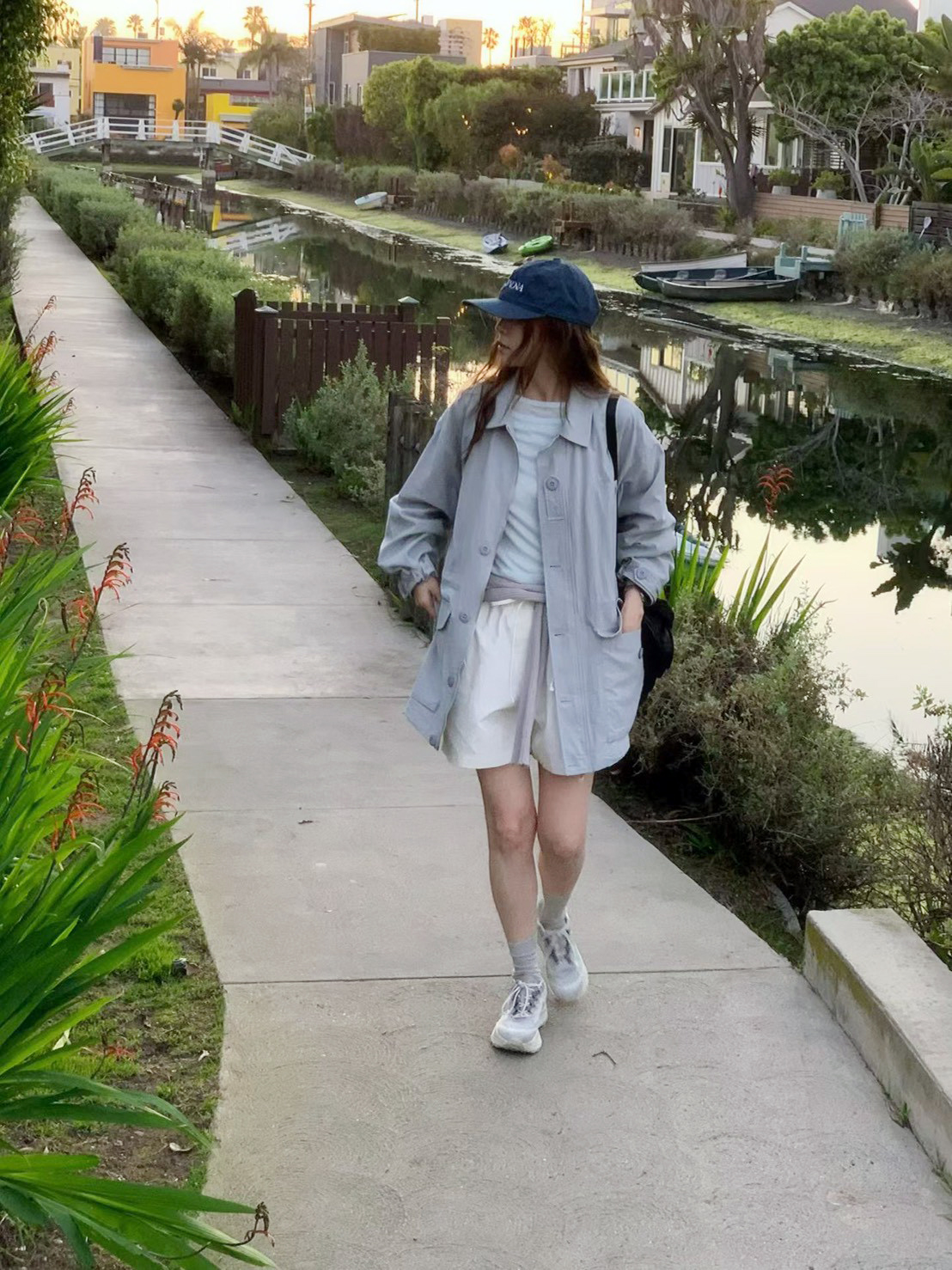 A65.莫蘭迪收腰休閒口袋外套