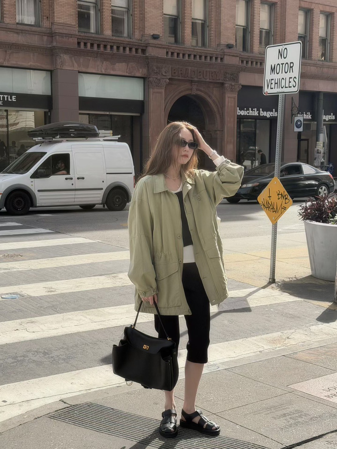 A65.莫蘭迪收腰休閒口袋外套