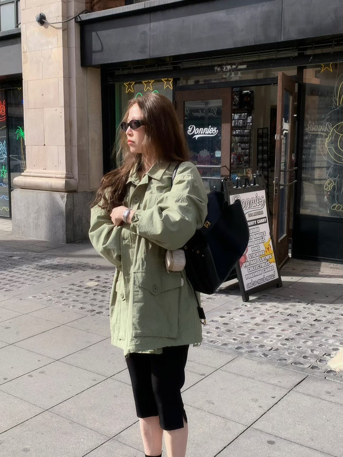 A65.莫蘭迪收腰休閒口袋外套