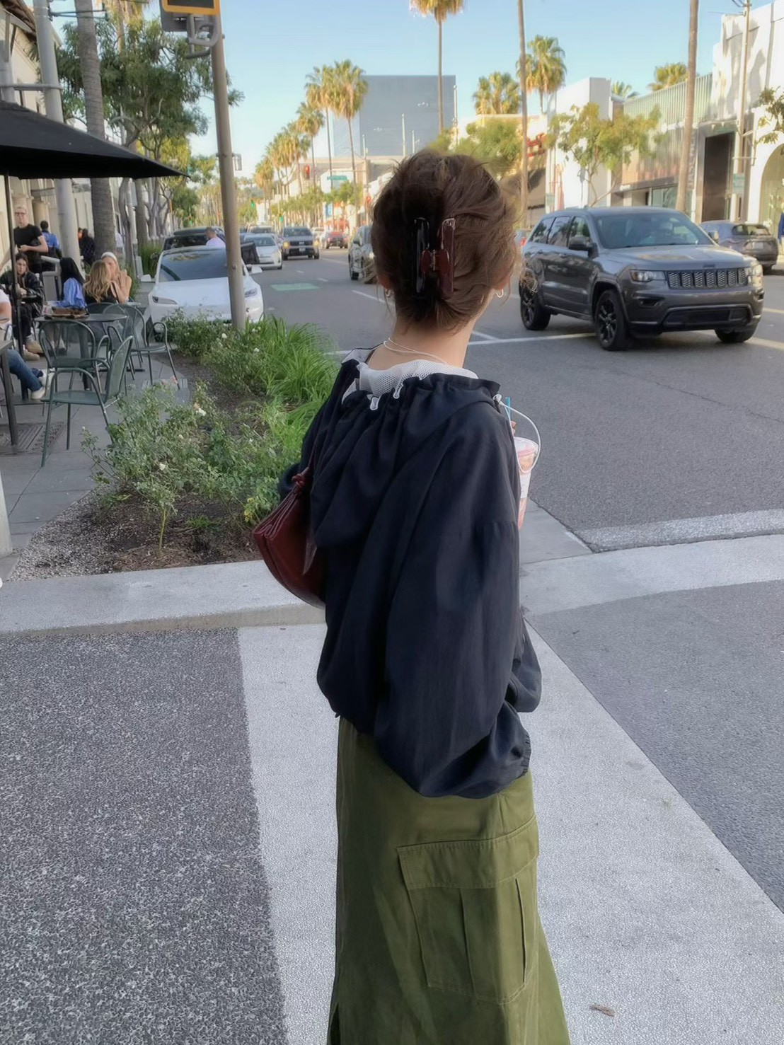 A53.帽可調內網布休閒外套