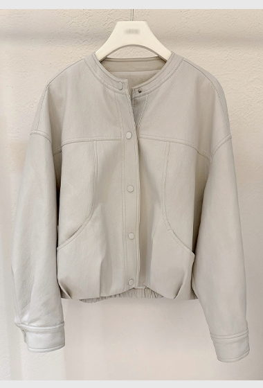 A16.極美氣質皮外套