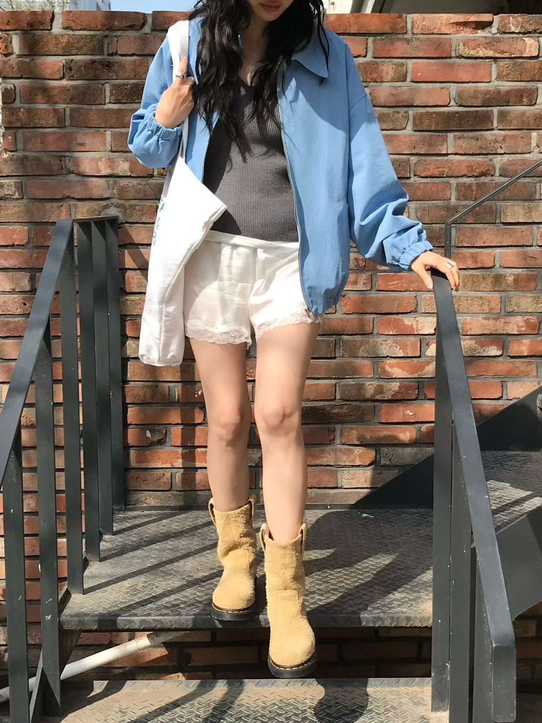 B77.小V家糖果粉彩拉鍊外套