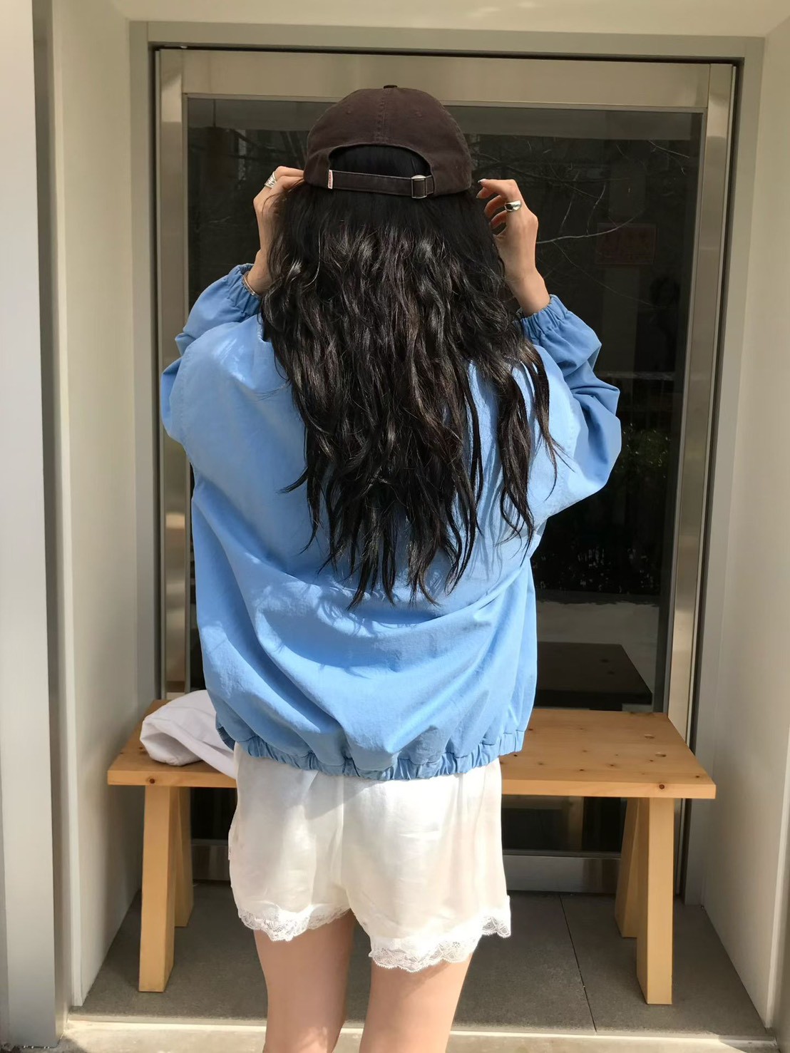 B77.小V家糖果粉彩拉鍊外套