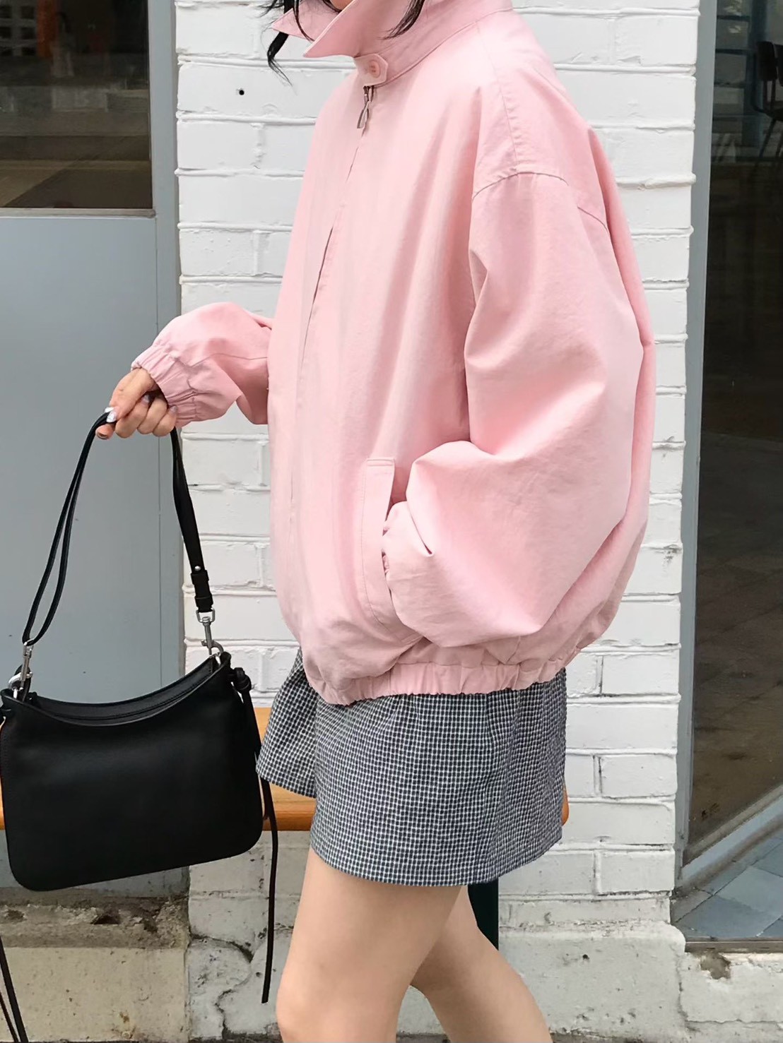 B77.小V家糖果粉彩拉鍊外套