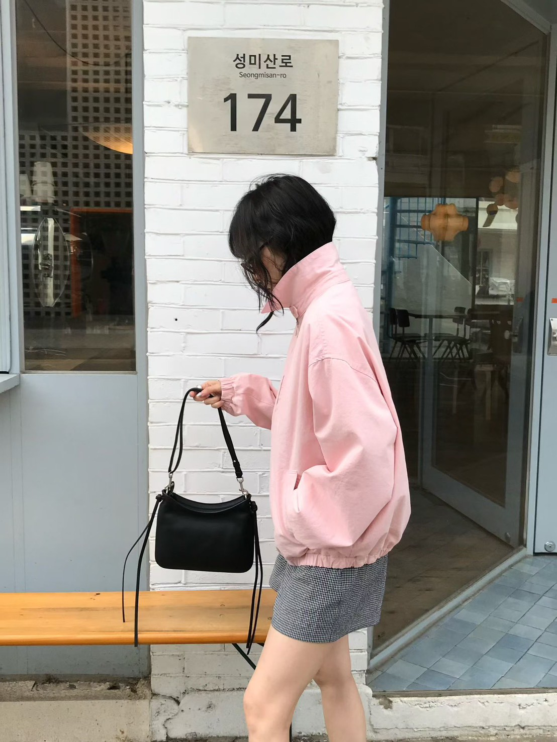 B77.小V家糖果粉彩拉鍊外套