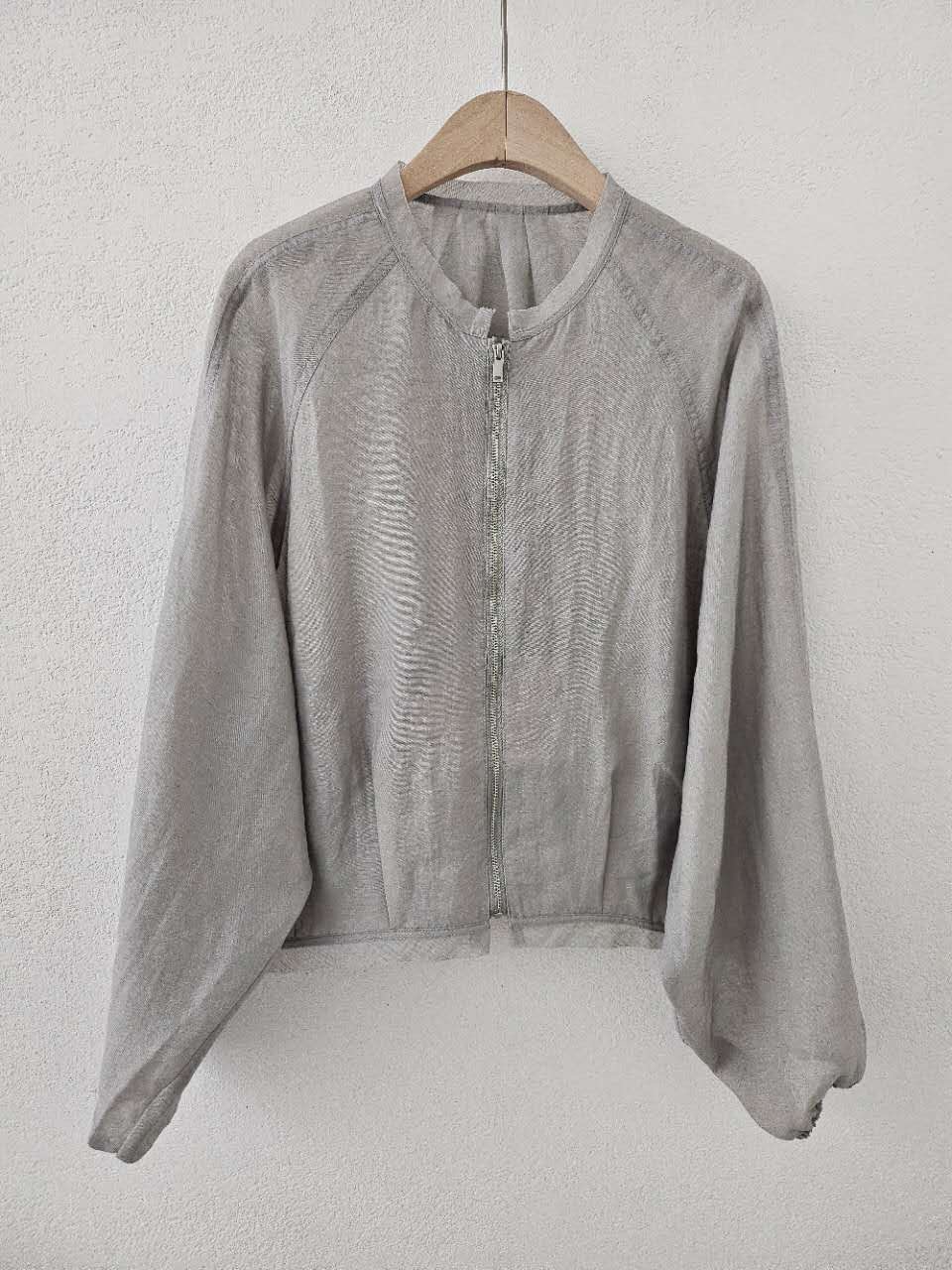 B126.星星家微透休閒拉鍊外套