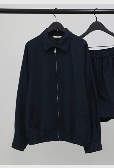 B82.纖瘦家簡約拉鍊休閒外套